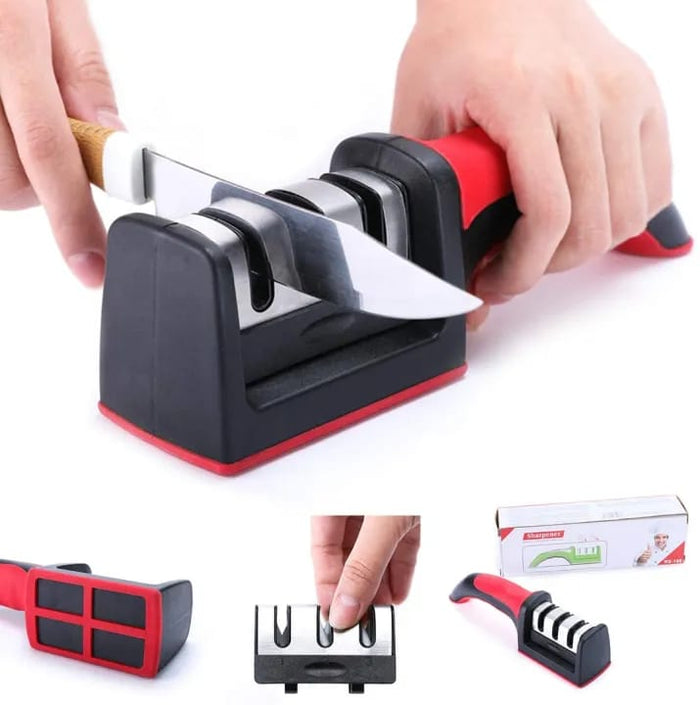 Multifunctional Knife Sharpener-3 Stages Professional Handheld Knife Sharpeners