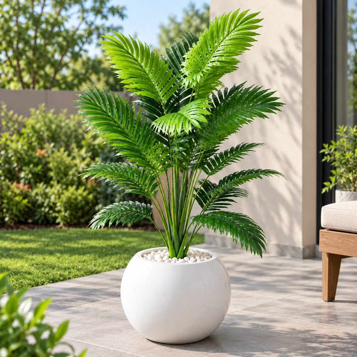 Artificial Areca Palm Plant for Living Room and Bedroom Décor