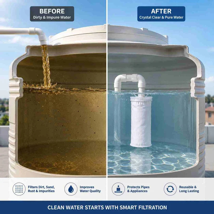 Easy‑to‑install water tank filter for safe water