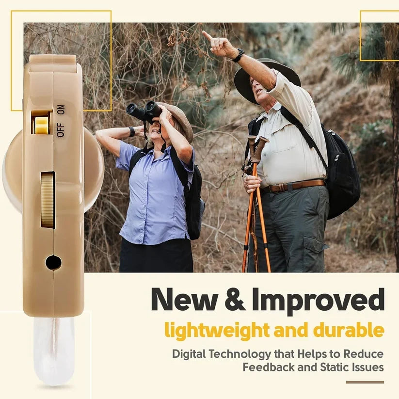 Modern hearing aid device with ergonomic design