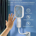 Electric Mosquito Swatter, Fly Swatter Racket, 2 in 1 Electric Bug Zapper USB 5V with 5 Layer Safety Mesh