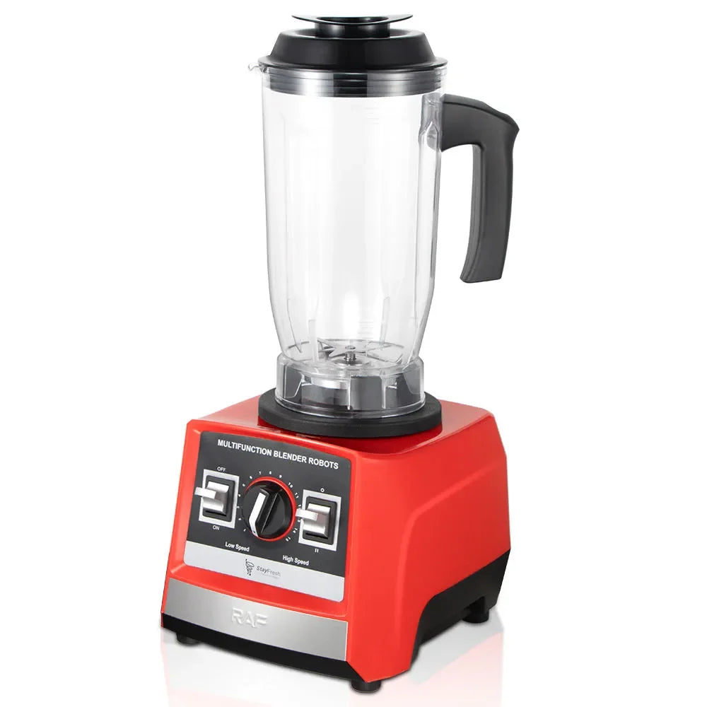 "Stylish red RAF R.2847R kitchen blender with easy‑to‑clean design"