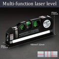 Home Multi-function High Precise Laser Leveling Instrument with Steel Ruler Cross Straight Line Laser Level Measuring Tools